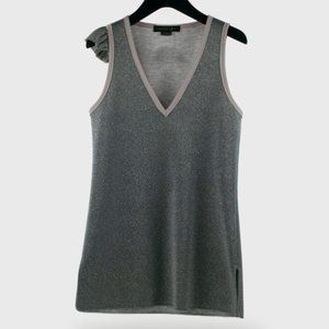 Marie Saint Pierre Metallic Glitter Tank